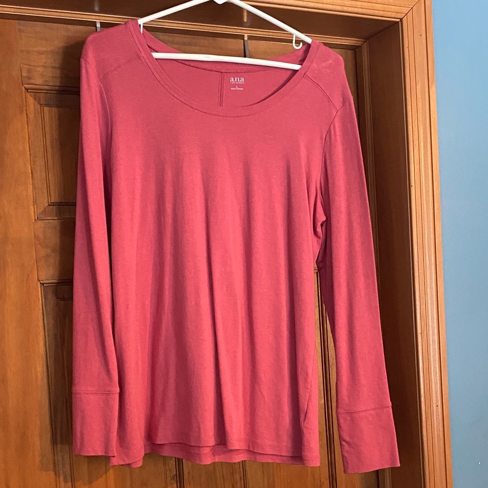 a.n.a Women's Rose Long Sleeve Tee